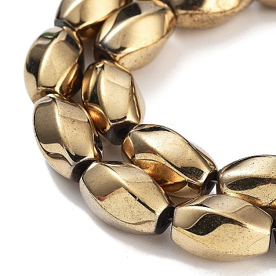 Synthetic Non-magnetic Hematite Beads Strands G-P545-G02-01C-1