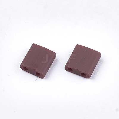 2-Hole Opaque Glass Seed Beads SEED-S023-23C-04-1