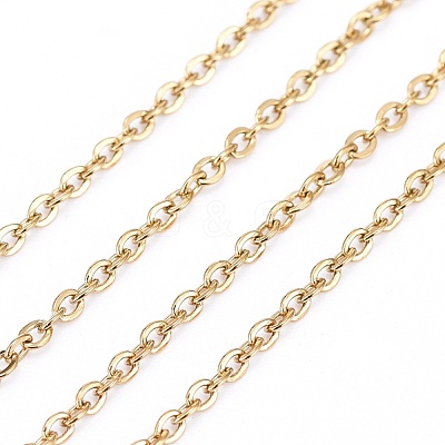 Ion Plating(IP) 304 Stainless Steel Cable Chains CHS-F007-01G-A-1