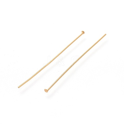 304 Stainless Steel Flat Head Pins X-STAS-G205-01A-G-1
