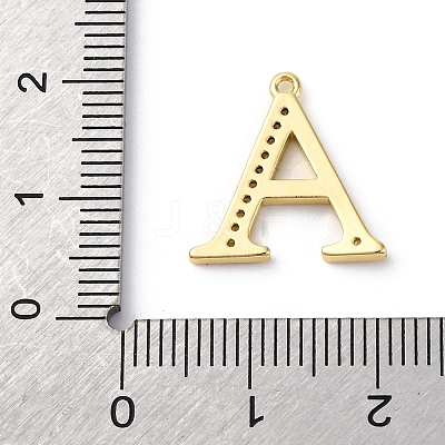 Rack Plating Brass Micro Pave Cubic Zirconia Pendant KK-H449-76G-19-1