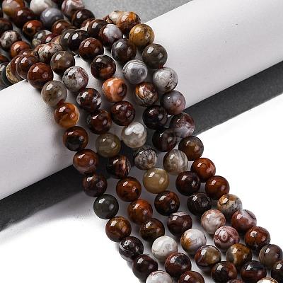 Natural Mexico Crazy Agate Beads Strands X-G-L615-A01-01-1