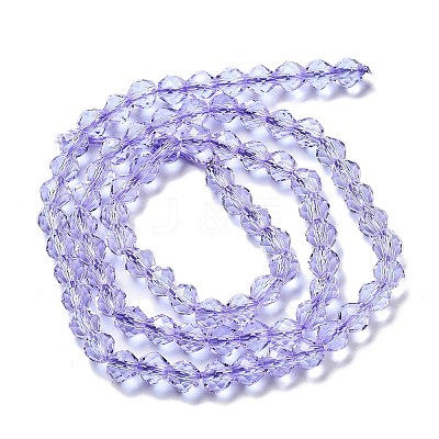 Transparent Glass Beads Strands GLAA-A014-03M-1