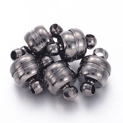 Brass Magnetic Clasps with Loops X-KK-H361-B-1