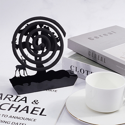 430 Stainless Steel Mosquito Coil Holder AJEW-WH0010-87-1