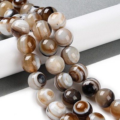 Natural Eye Agate Beads Strands G-NH0019-F02-02-1