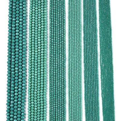 Opaque Solid Color Imitation Jade Glass Beads Strands LS-EGLA-A044-P8mm-D31-1