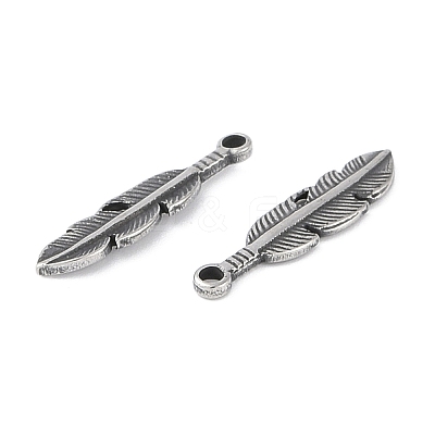304 Stainless Steel Pendants STAS-L022-399AS-1