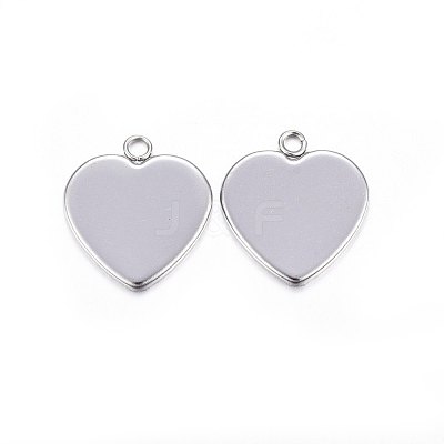 Tarnish Resistant 304 Stainless Steel Pendant Cabochon Settings STAS-P210-10P-02-1