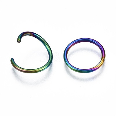 Ion Plating(IP) 304 Stainless Steel Open Jump Rings STAS-S119-003-1