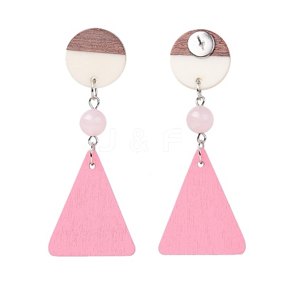 Stud Earrings EJEW-JE03007-06-1