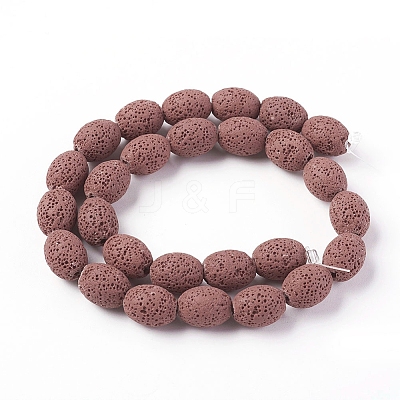Natural Lava Rock Beads Strands G-F671-03B-18-1