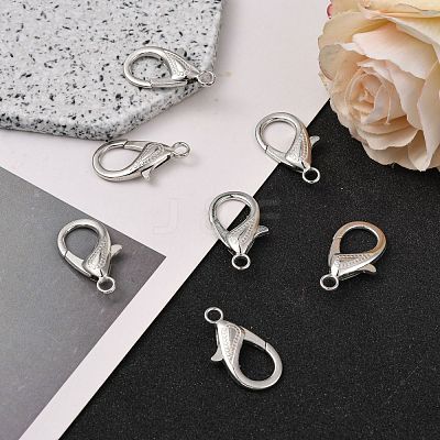 Zinc Alloy Lobster Claw Clasps PALLOY-D008-P-1