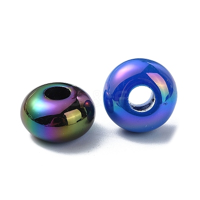 Opaque Acrylic European Beads X-OACR-E033-19-1