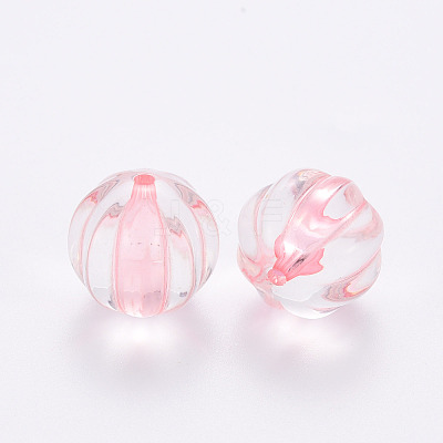 Transparent Acrylic Beads TACR-S154-19A-26-1