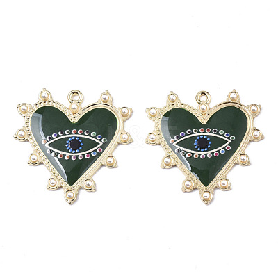 Printed Alloy Pendants ENAM-S016-69C-1
