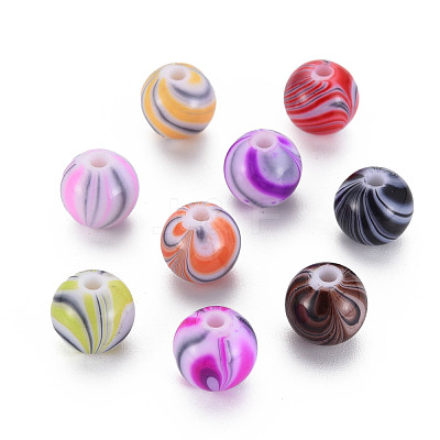 Opaque Acrylic Beads MACR-S308-05A-1
