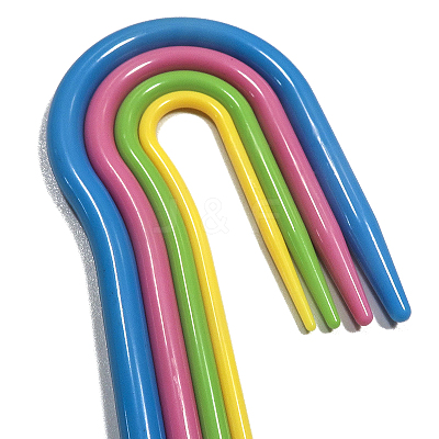 13Pcs ABS Plastic Knitting Sewing Needles PW22062476769-1