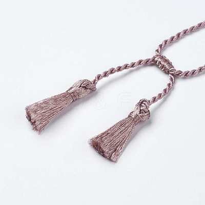 Polyester DIY Braided Bracelet Making MAK-K018-A04-1