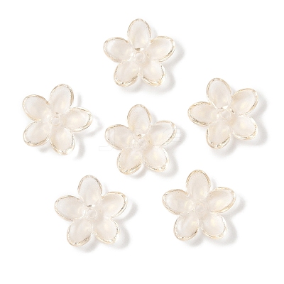Transparent Spray Paint Glass Beads GLAA-Z011-07D-1