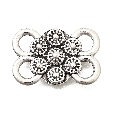 Tibetan Style Alloy Links Connector Charms FIND-D042-07D-AS-1