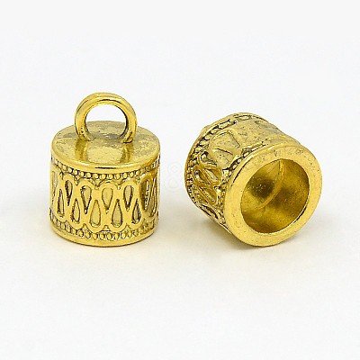 Tibetan Style Cord Ends LS-GLF10311Y-NF-1