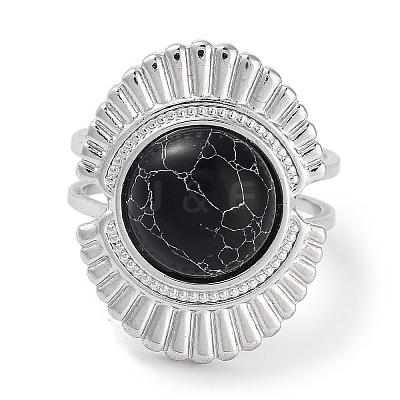 Ion Plating(IP) 304 Stainless Steel Ring RJEW-B059-07P-05-1