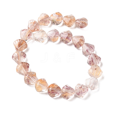 Inner Flower Handmade Lampwork Beads Strands LA-CBA3F7A-02K-1