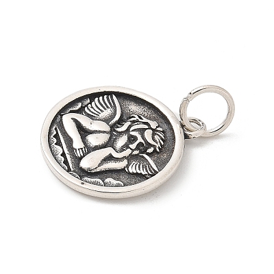 925 Sterling Silver Pendants STER-R008-04AS-05-1