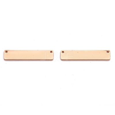 Brass Links Connectors KK-E785-37RG-1