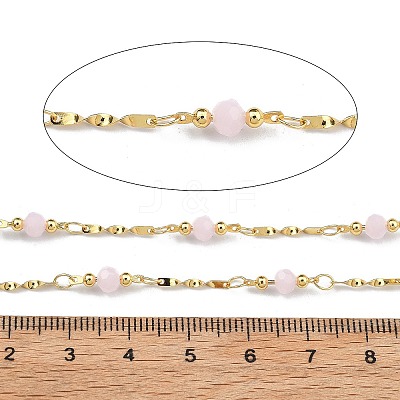 Brass Round Link Chains KK-D368-01G-A-1