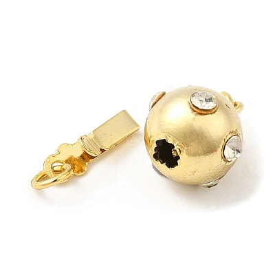 Rack Plating Brass Box Clasps KK-H447-02G-1