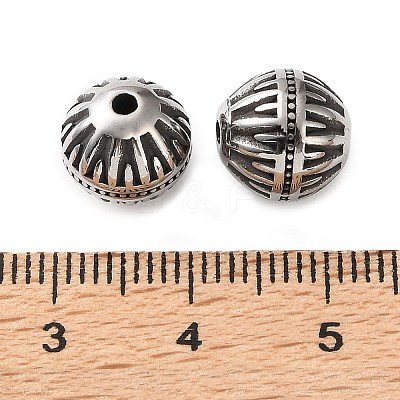 304 Stainless Steel Beads SA-CBA043D-01D-AS-1