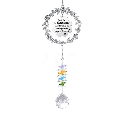 Teardrop Glass Suncatcher for Windows Rainbow Maker PW-WG78F3B-02-1