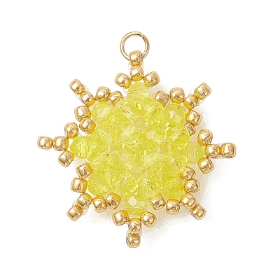 Glass Pendants PALLOY-MZ01202-02-1