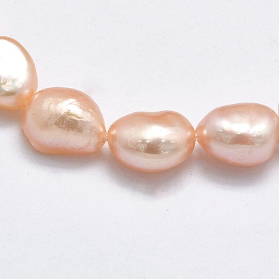 Natural Cultured Freshwater Pearl Beads Strands PEAR-K003-19A-1