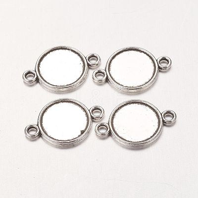 Alloy Cabochon Connector Settings LS-PALLOY-A13117-AS-RS-1