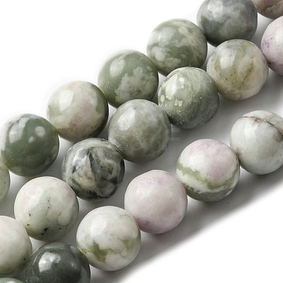 Natural Peace Jade Beads Strands G-E598-04B-1