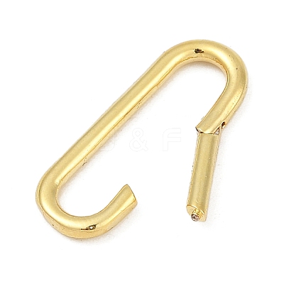 Brass Spring Gate Rings KK-S527-01G-A-1