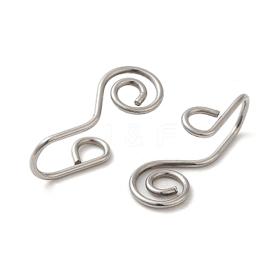 Non-Tarnish 316 Surgical Stainless Steel Clip on Nose Rings STAS-P336-09D-P-1