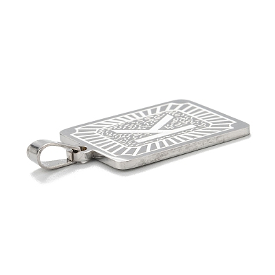 Non-Tarnish 304 Stainless Steel Pendants STAS-K216-48K-P-1