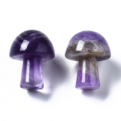 Natural Amethyst GuaSha Stone G-N0325-02U-1
