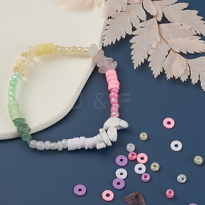 15 Style Handmade Polymer Clay Beads CLAY-YW0001-35-1