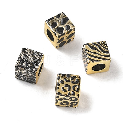 Plating Acylic Enamel European Beads AC-CBAE004-01B-1