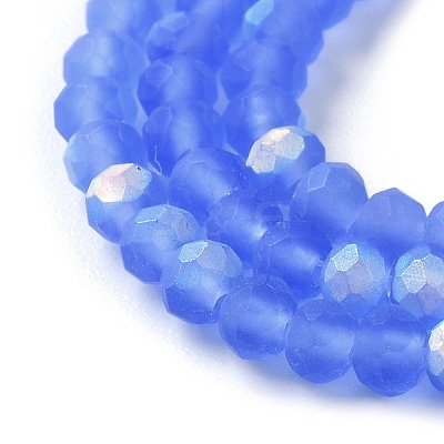 Imitation Jade Glass Beads Strands EGLA-YW0003-19B-11-1