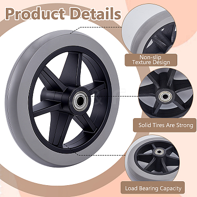 HEPE Front Wheel With Iron Bearing DIY-WH0816-059A-1