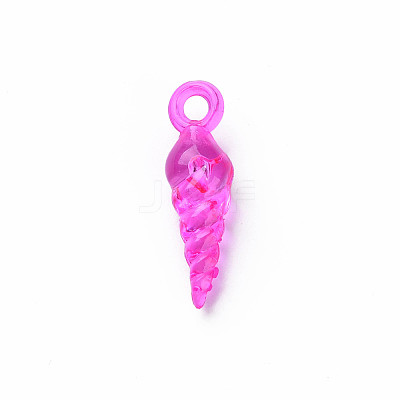 Transparent Acrylic Pendants MACR-N013-046-A01-1