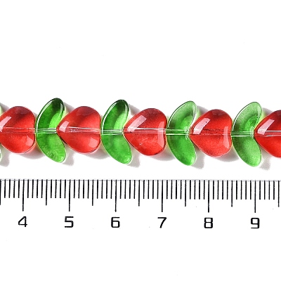 Transparent Glass Beads Strands GLAA-B021-04C-1