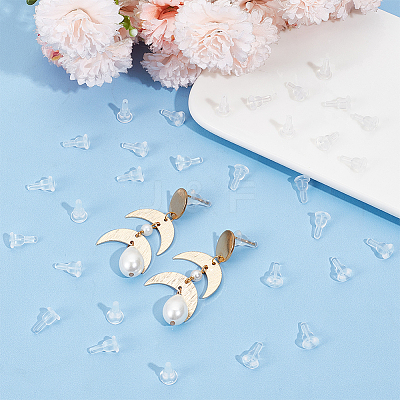 Clear Silicone Full-covered Ear Nuts FIND-SP0001-18D-1