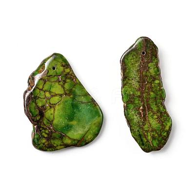 Natural Regalite/Imperial Jasper/Sea Sediment Jasper Pendants G-F590-08D-1